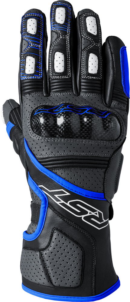 Rst Fulcrum CE Glove — Grey/Blue/Black