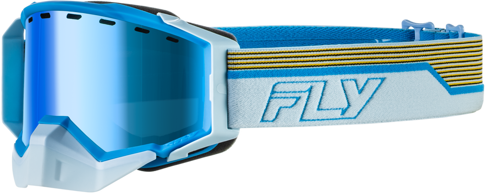 Fly Racing Zone Elite Snow Goggles (2026) — Blue/Light Grey