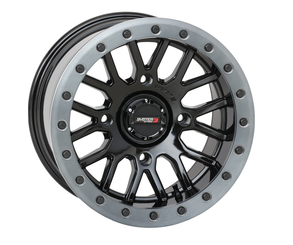 SYSTEM 3 SB9 WHEEL 15X9 5+4 (+10MM) 4/156 GLOSS BLACK