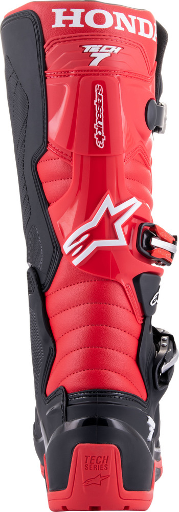 ALPINESTARS HONDA TECH 7 ENDURO DRYSTAR BLACK/BRIGHT RED SZ 7
