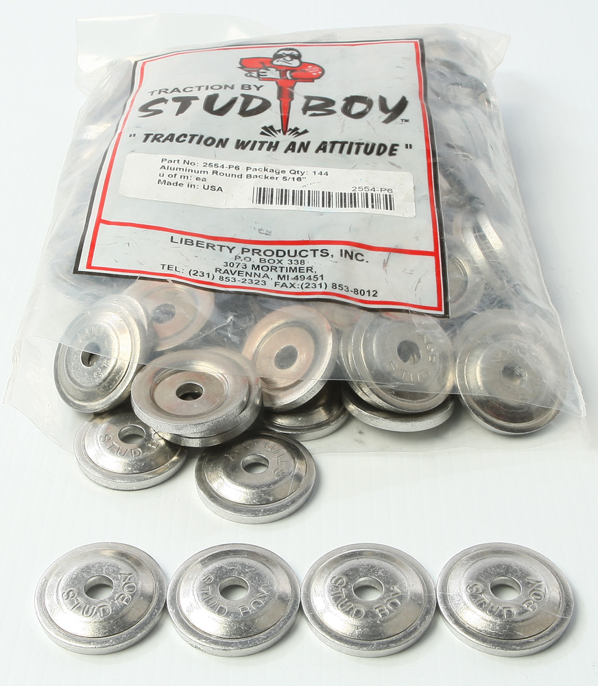 STUD BOY POWER PLATE ROUND BACKERS 144/PK