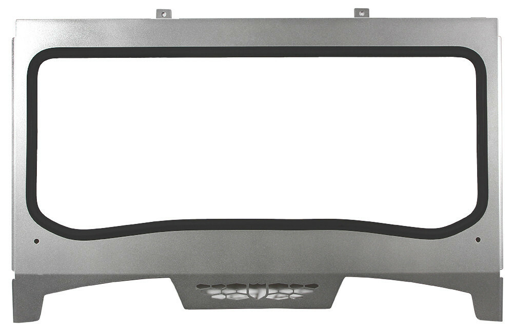 ASYLUM FRONT WINDSHIELD TITANIUM MATTE METALLIC