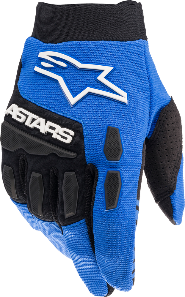 YOUTH & KIDS FULL BORE GLOVES BLUE/BLACK Y3XS