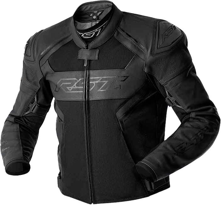 Rst S1 Air D3O Mesh Leather Jacket — Black