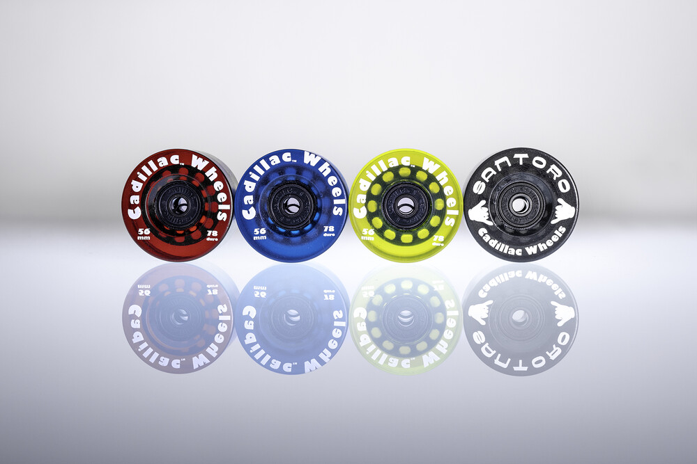 SANTORO FABWORX CADILLAC WHEELS RED