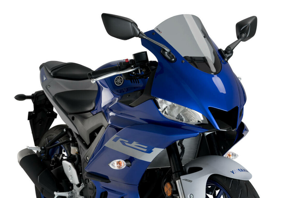 Puig R-Racer Windscreen Yamaha R3 2019-2025