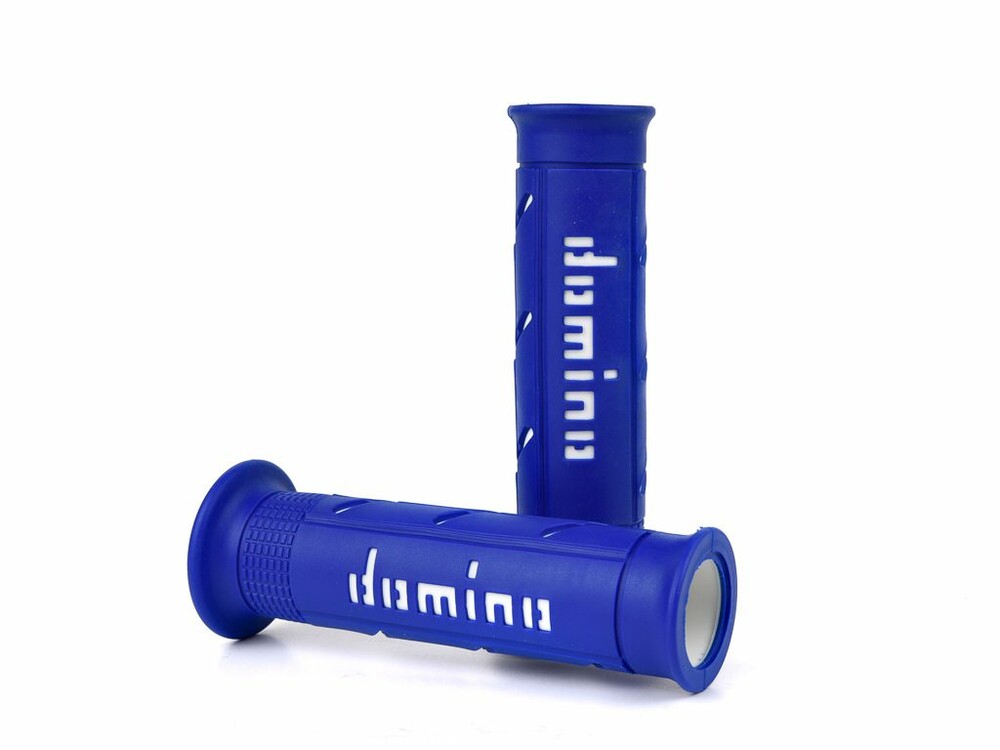 DOMINO RACING XM2 GRIPS BLUE/WHITE PAIR