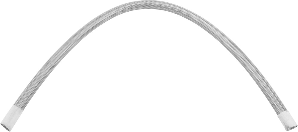 6 FT CUT -03 STAINLESS HOSE CLEAR
