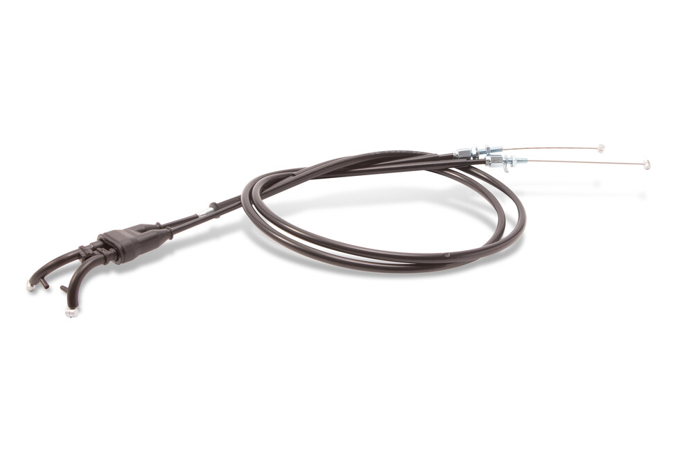 MOTION PRO BLACK VINYL THROTTLE PUSH-PULL CABLE SET