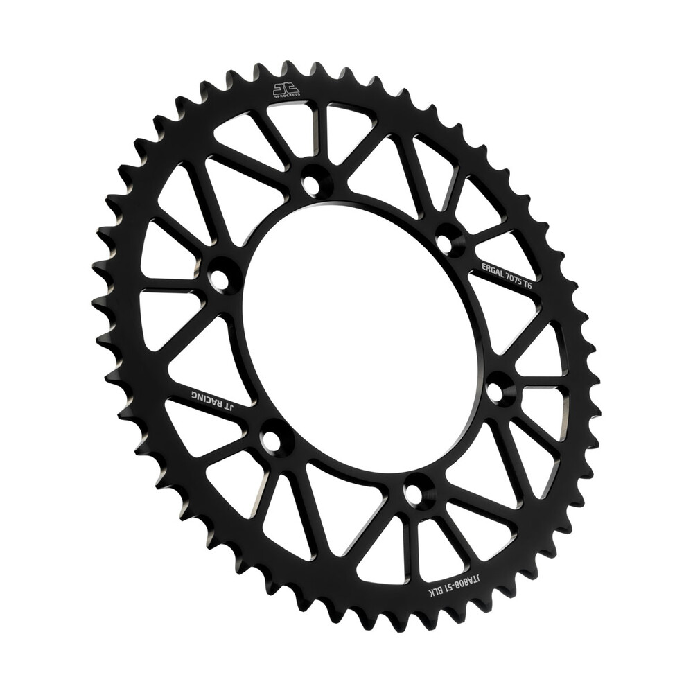 Jt Rear Racelite Sprocket Alum 51t-520 Blk Kaw/Suz