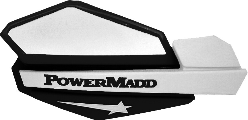 POWERMADD STAR SERIES HANDGUARDS BLACK/WHITE