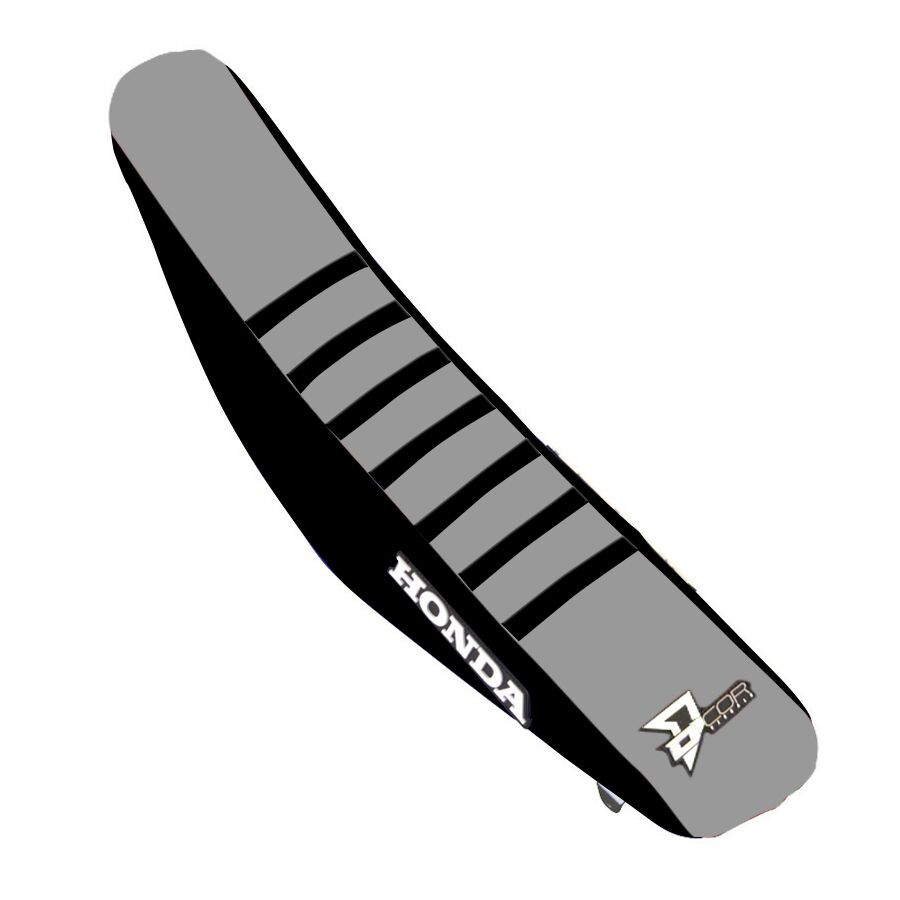 D-COR SEAT COVER BLACK/GREY BLACK RIBS CRF250/450