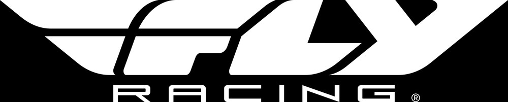FLY RACING DIE CUT STICKER 15" WHITE