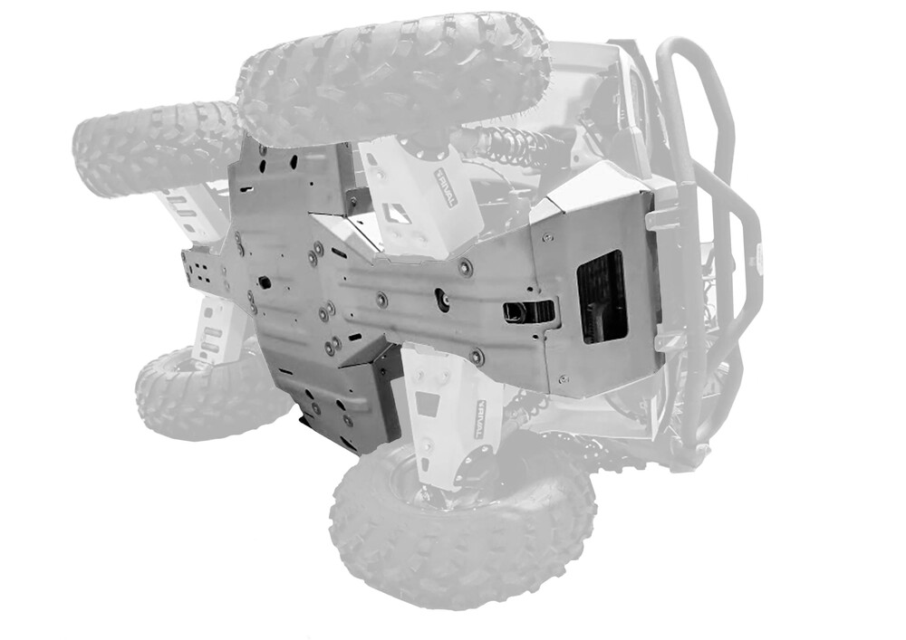 Rival Powersports Usa Alloy Central Skid Plate Pol