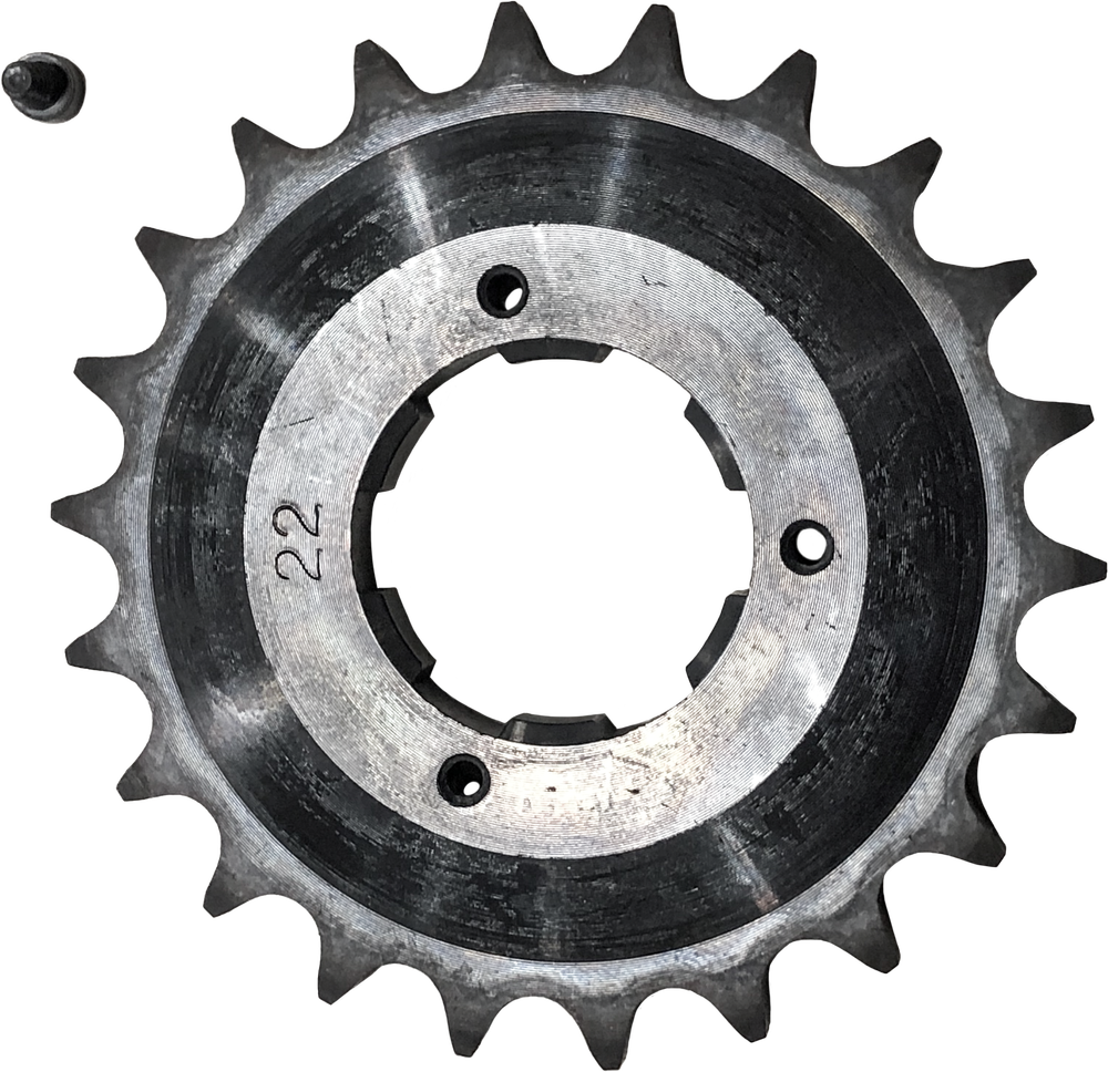 TRANSMISSION SPROCKET 22T BIG TWIN 5 SPEED 80-85