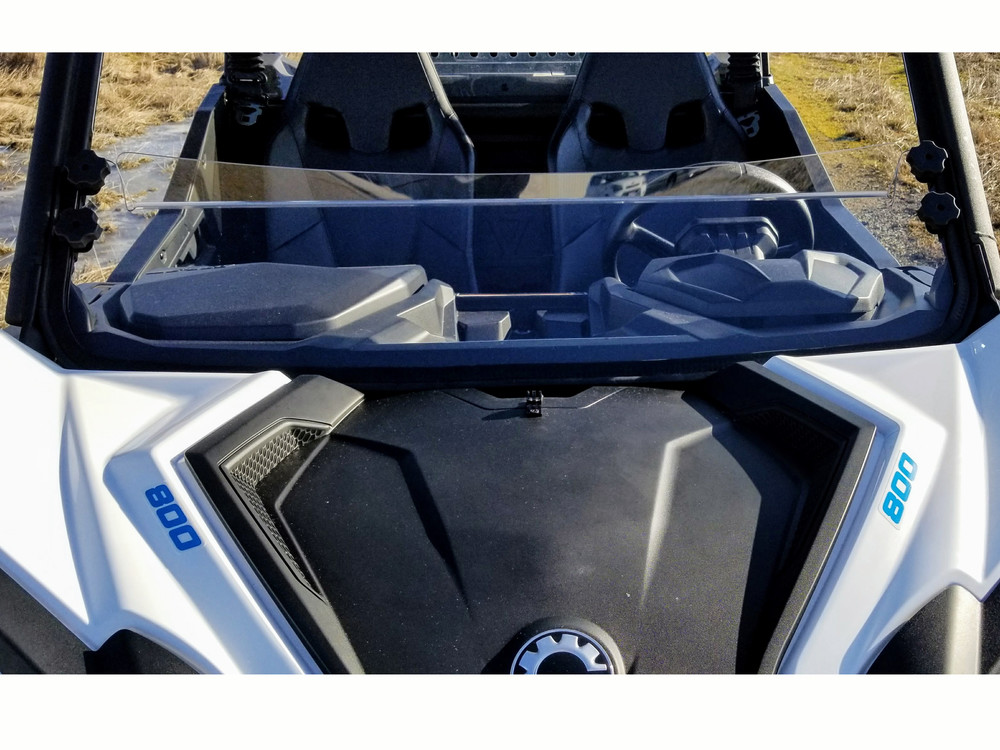 Spike Hard Coated Half Windshield Can-Am Maverick / Commander 2018-2024