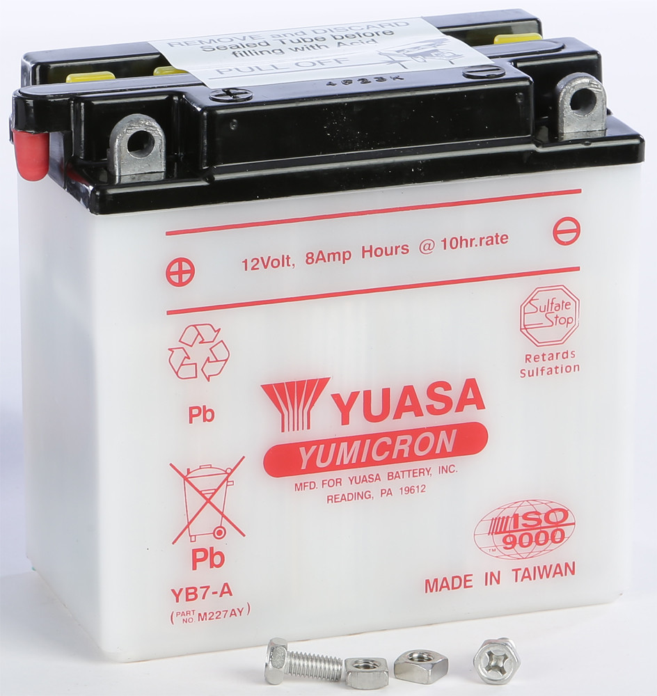 YUASA BATTERY YB7-A CONVENTIONAL