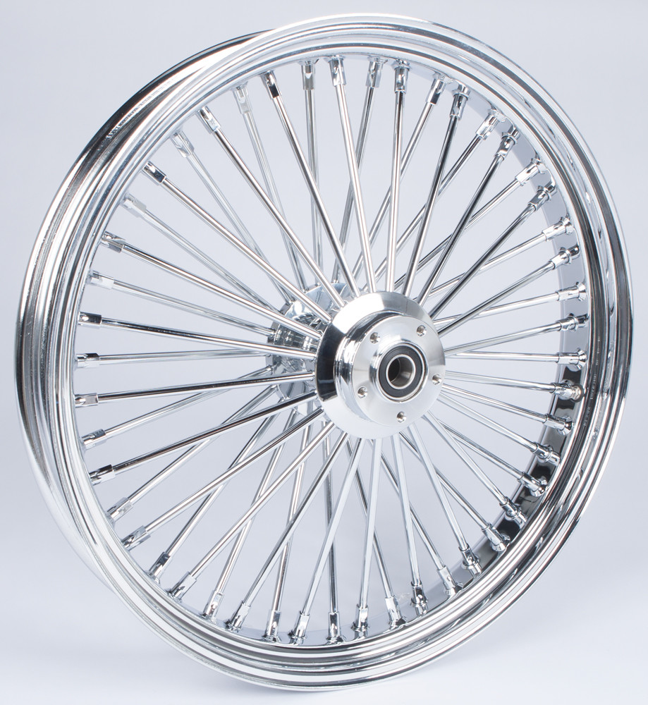 HARDDRIVE FR 48-SPK DD CHROME 23X3.5 WG-HUB 1" AXL 00 LTR