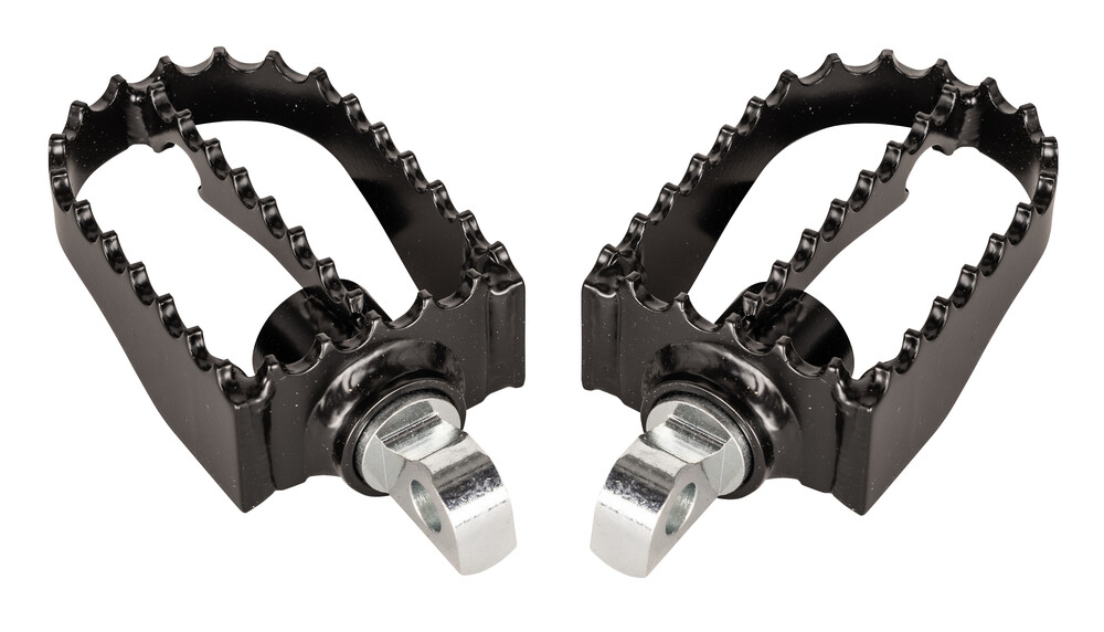 Burly Brand MX Style Footpegs Black