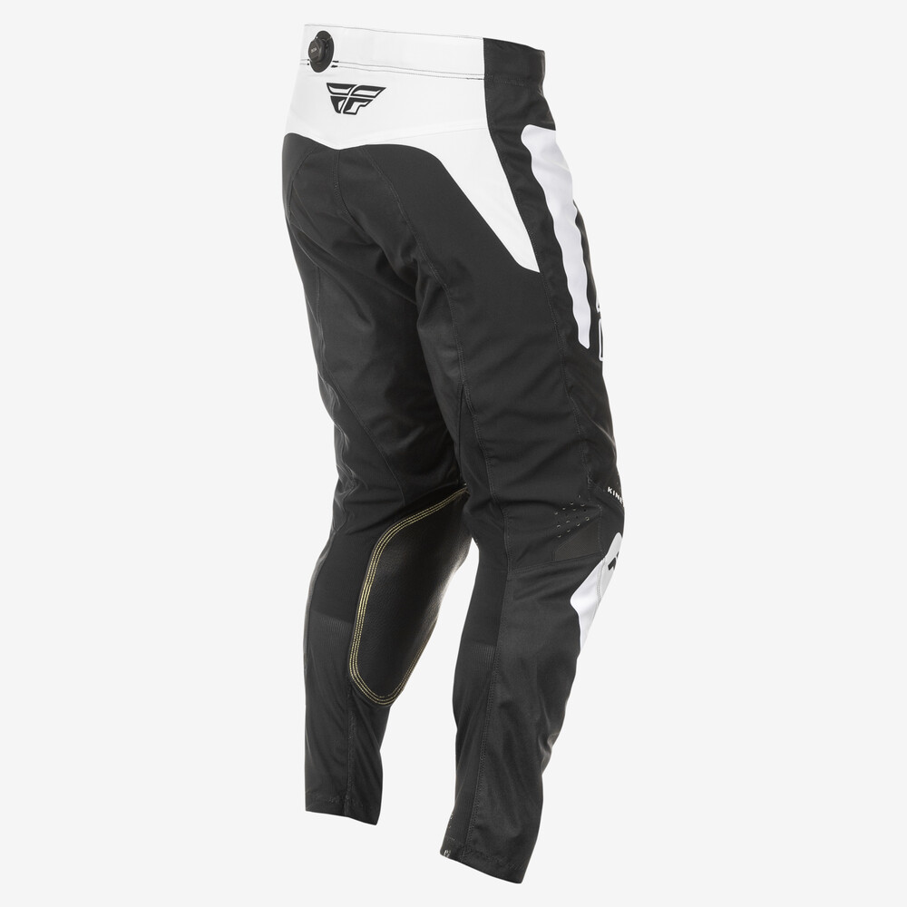 FLY RACING KINETIC SYM PANTS CA/NY BLACK/WHITE SZ 28