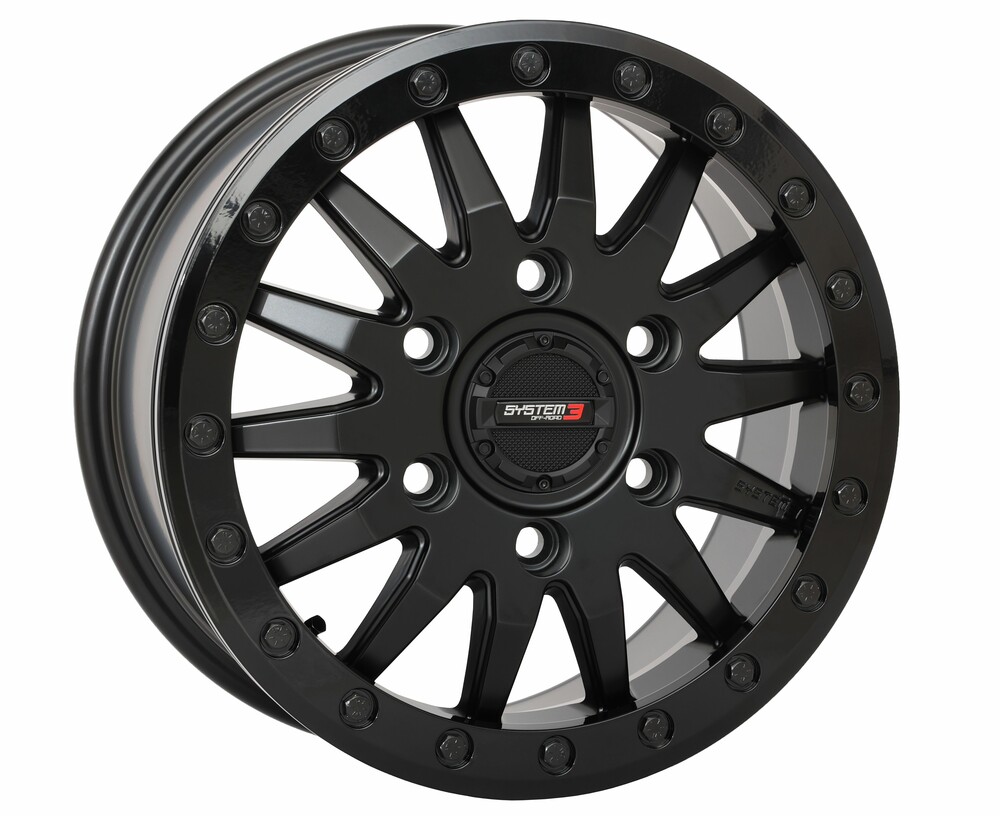 SYSTEM 3 SB8 WHEEL 15X7 5+2 (+38MM) 6/5.5 MATTE BLACK