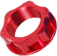 ZETA STEERING STEM NUT & BOLT RED M22X27-P1.0 H12