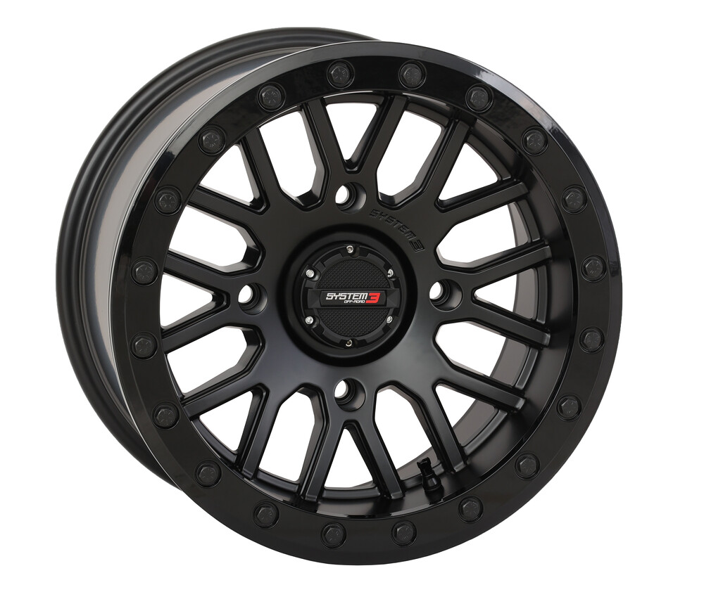 SYSTEM 3 SB9 WHEEL 15X9 5+4 (+10MM) 4/156 MATTE BLACK