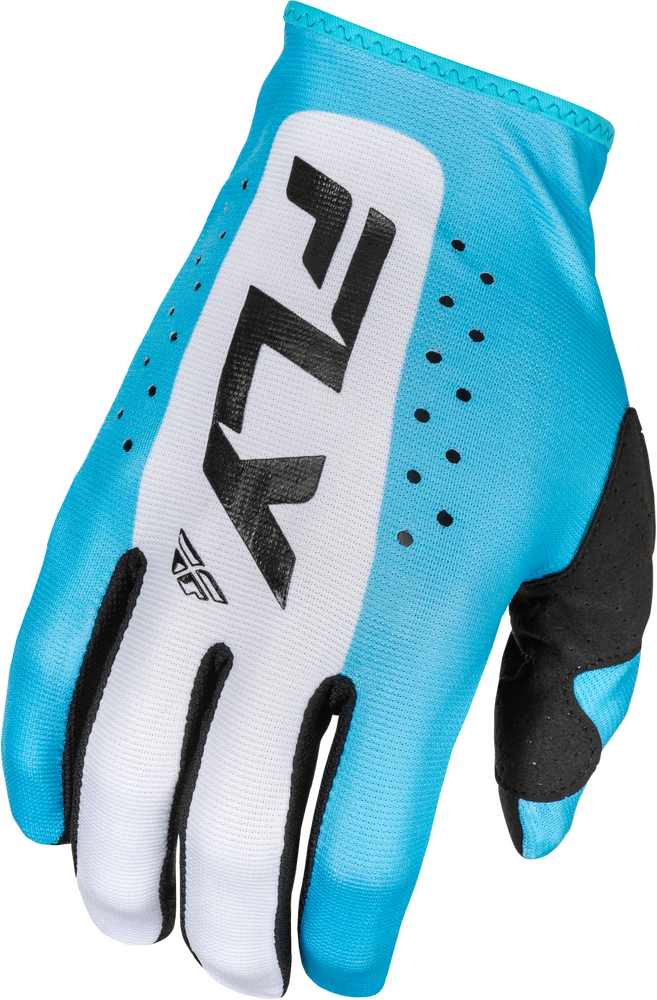 Fly Racing Lite Gloves — Blue/White/Black