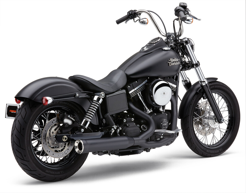 COBRA POWRPRO RPT 2-1 BLACK/ CHRM TIP DYNA 12-17