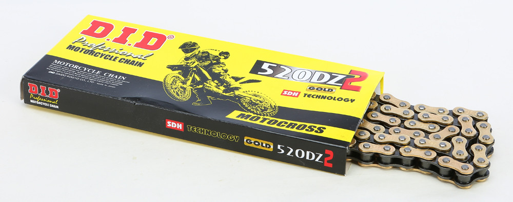 D.I.D HI-PERFORMANCE 520DZ2-120 RACING CHAIN GOLD