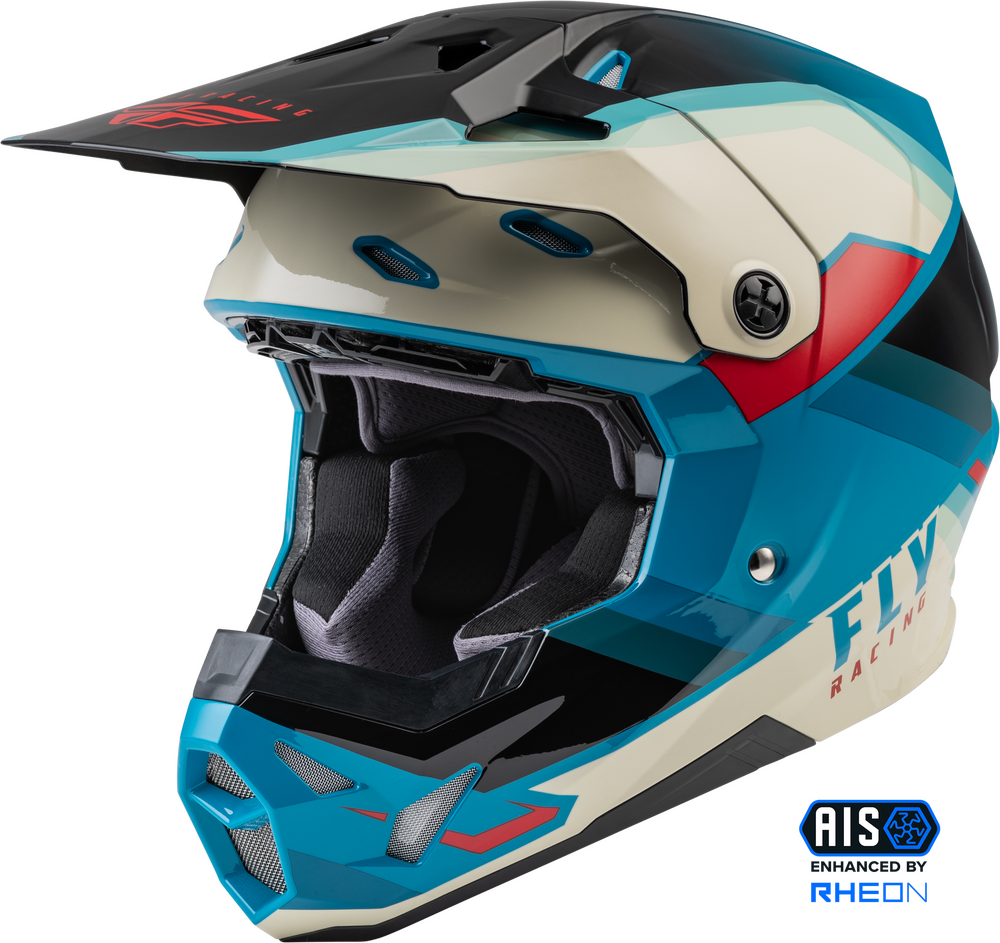 FORMULA CP RUSH HELMET BLACK/STONE/DARK TEAL 2X