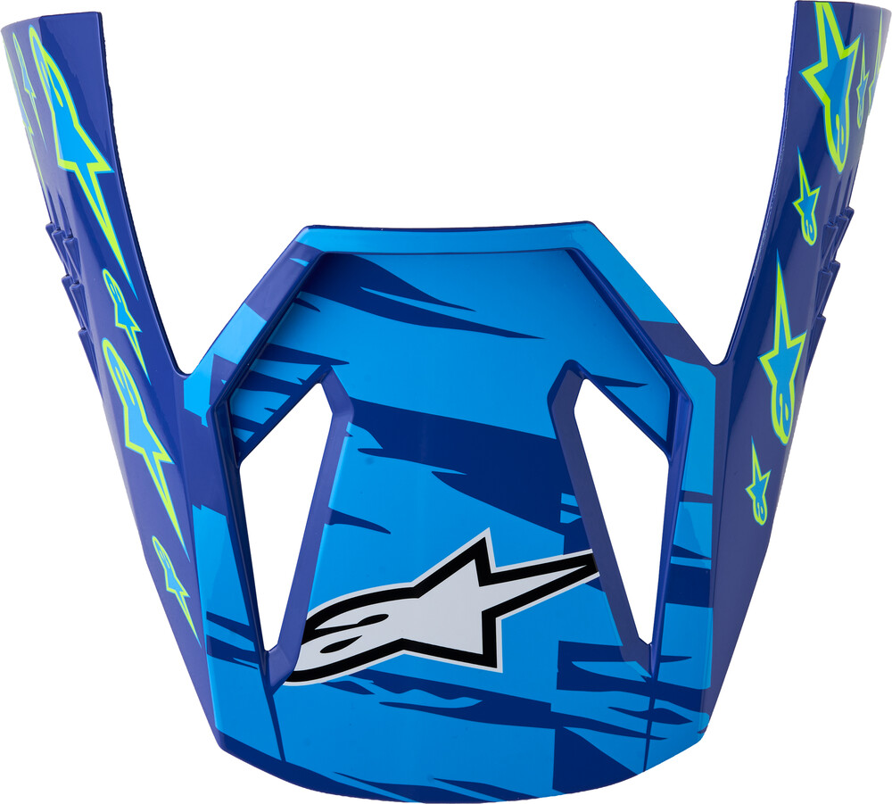 Alpinestars SM3 Falcon Helmet Visors (2027) — BLUE/WHITE/BLACK/PINK FLUO/YELLOW FLUO