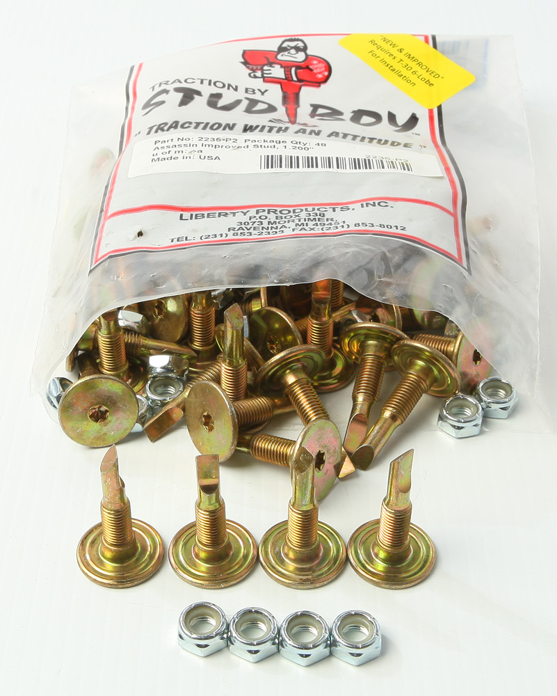 STUD BOY ASSASSIN STUDS 1.2" 48/PKG 5