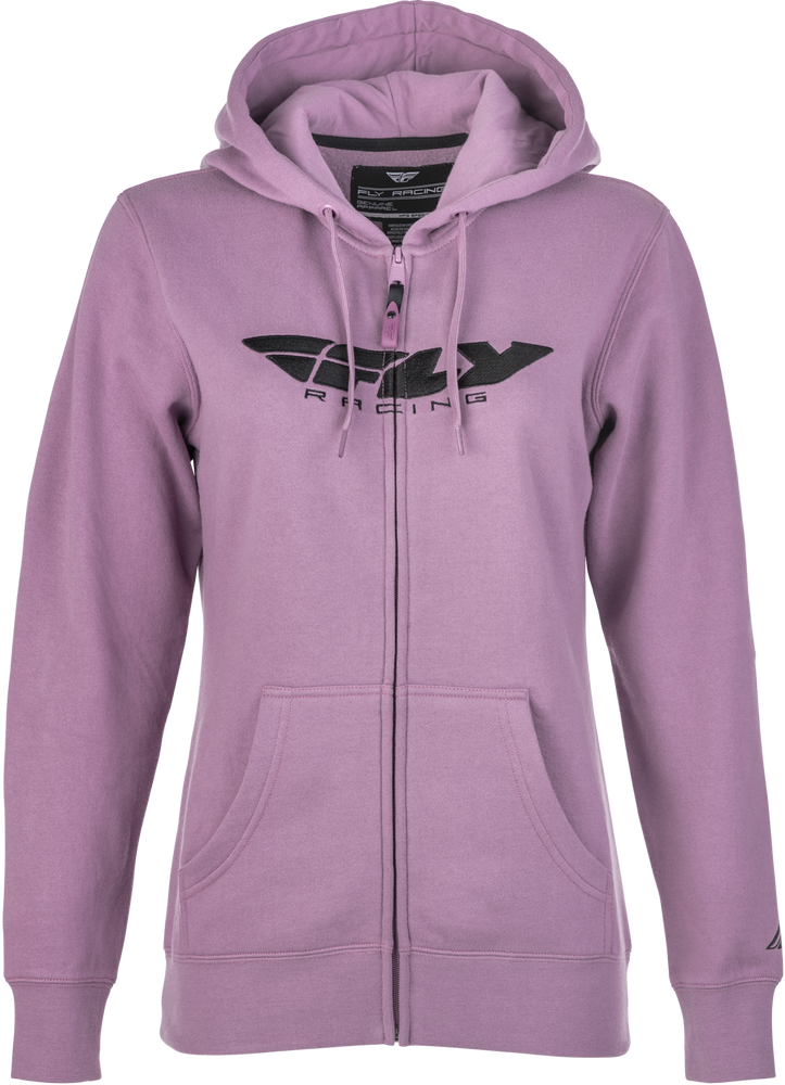 WOMEN'S FLY CORPORATE ZIP UP HOODIE MAUVE MD