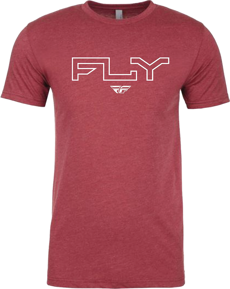 FLY RACING FLY EDGE TEE CARDINAL 2X