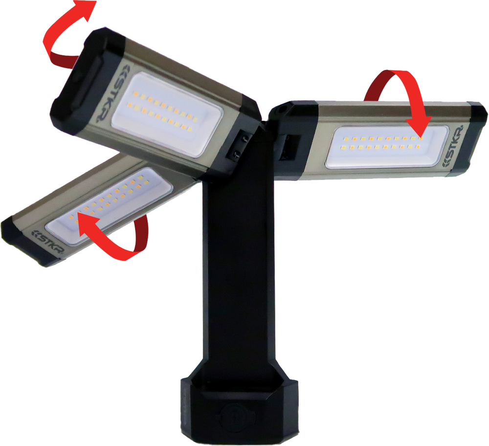 STKR TRI-MOBILE WORK LIGHT 2000 LUMEN