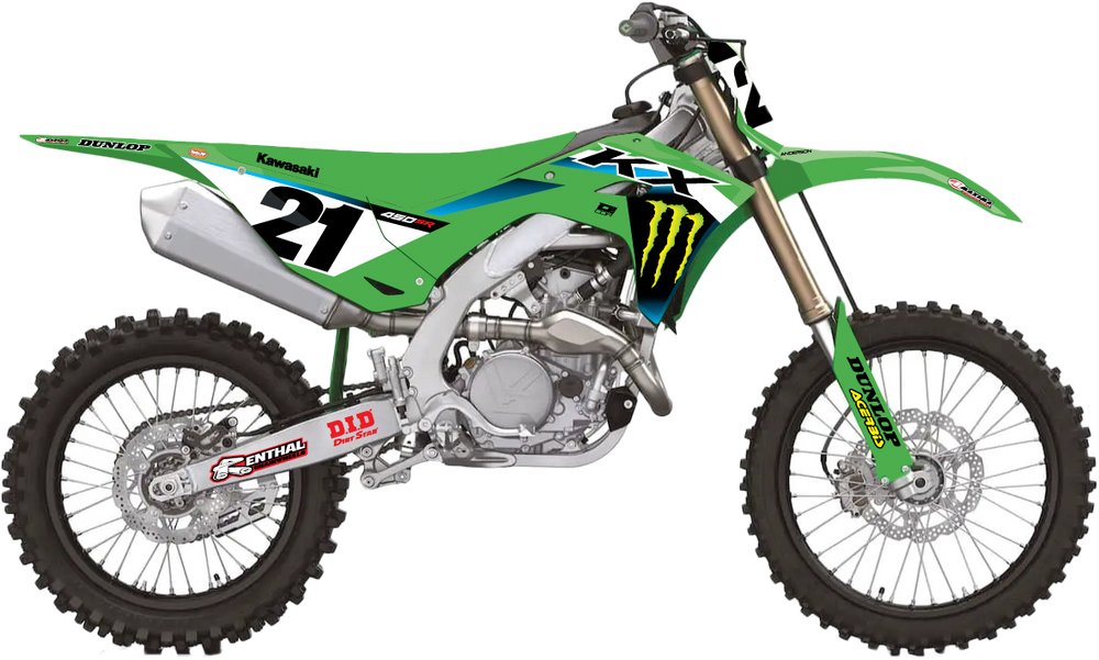 D-COR COMPLETE KIT 25 MEK KX 450 (24-25) WHT BG