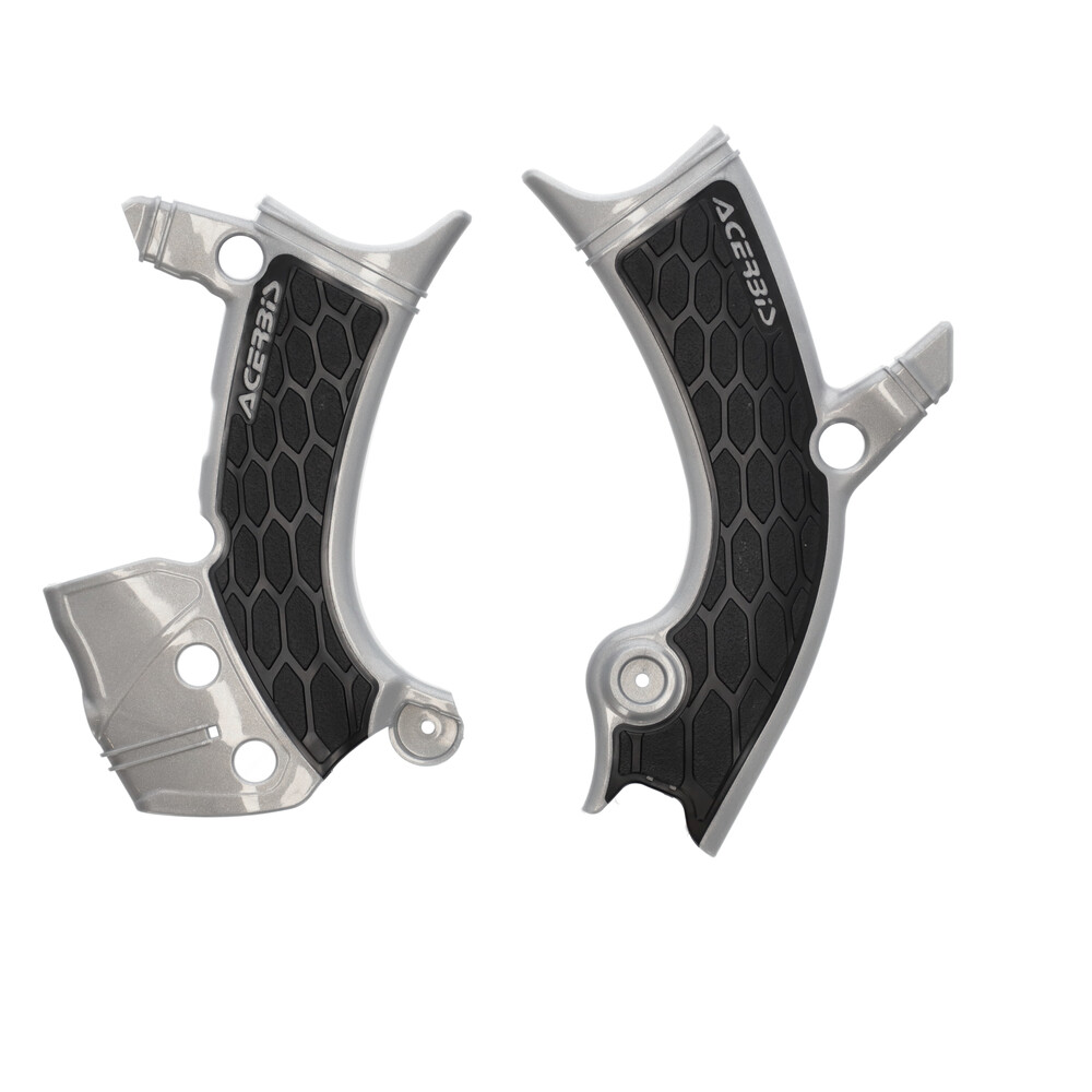 ACERBIS X-GRIP FRAME GUARD SILVER/BLACK YAM