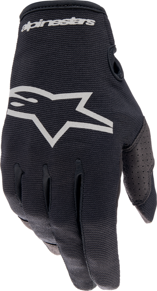 RADAR GLOVES BLACK/BRUSHED SILVER 2X