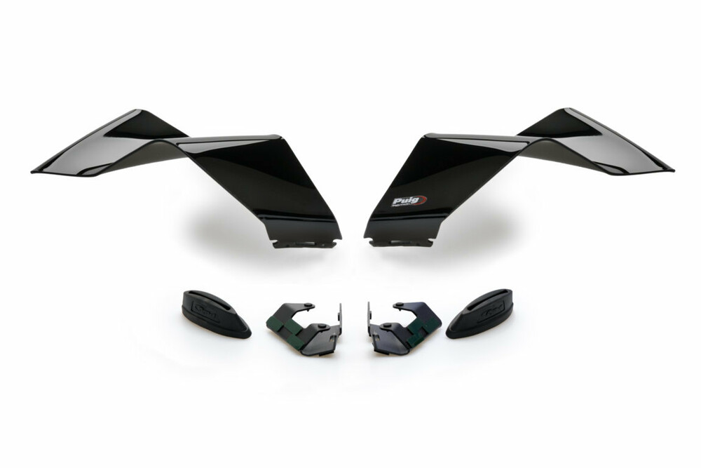 PUIG FRONT GP SPOILER BLACK YAM