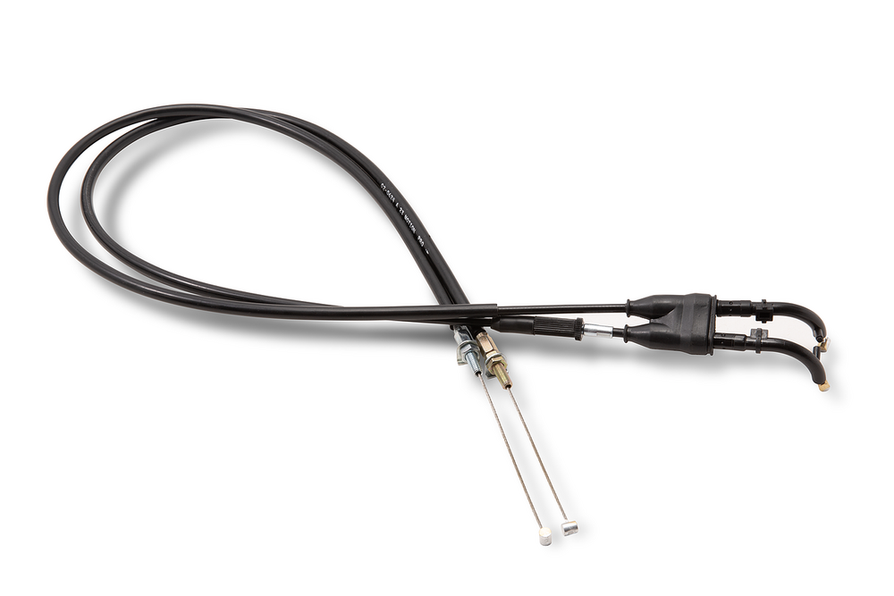 MOTION PRO BLACK VINYL THROTTLE CABLE PUSH-PULL  SET HON
