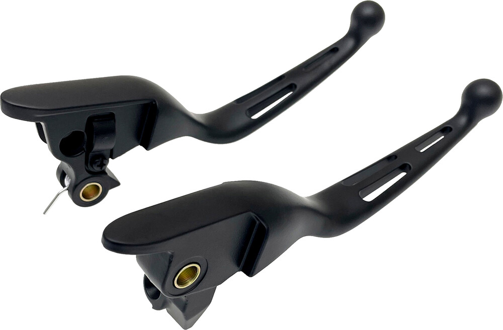 HARDDRIVE 3 SLOT LEVER SET BLACK FLT `21-22 CBL CLUTCH