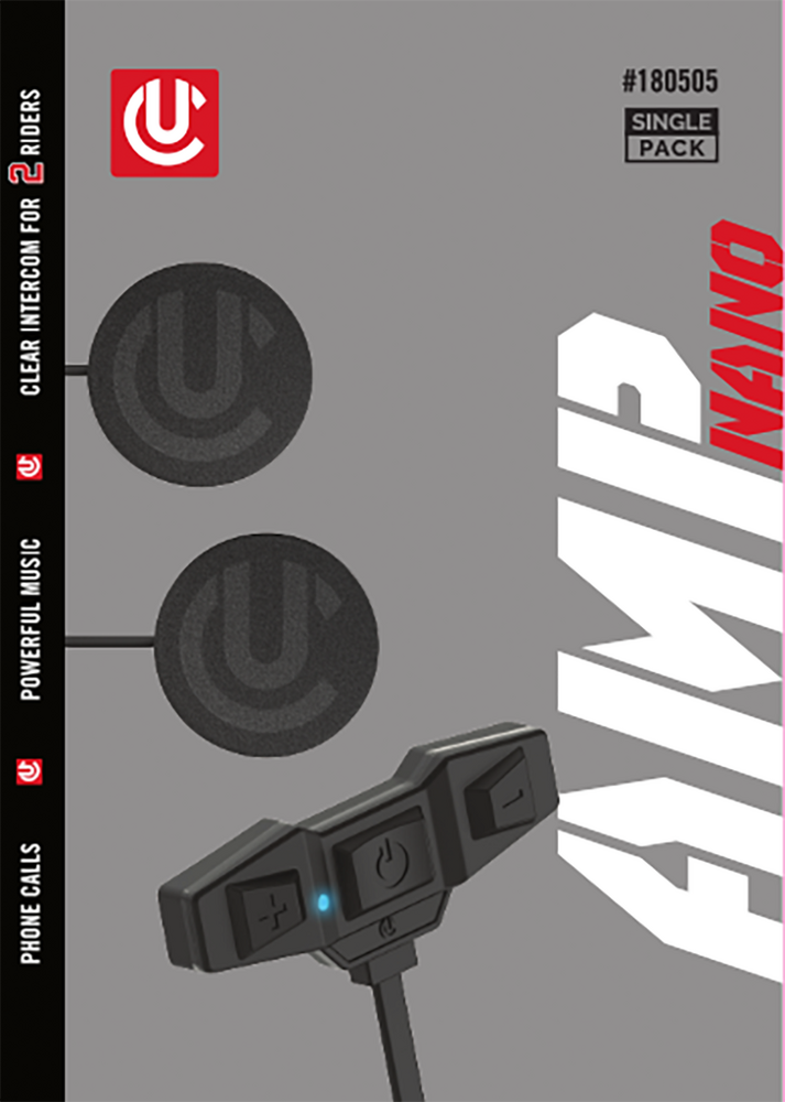 UCLEAR AMP NANO SINGLE KIT HELMET AUDIO SINGLE KIT