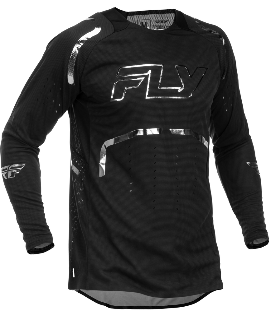 Fly Racing Evolution DST SE Spark Jersey (2026) — Black/Silver