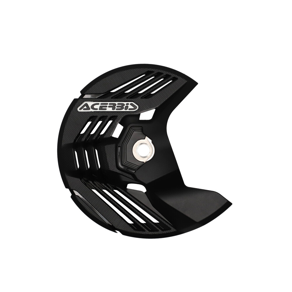 ACERBIS LINEAR FRONT DISC COVER HON/KAW/SHER/YAM BLK