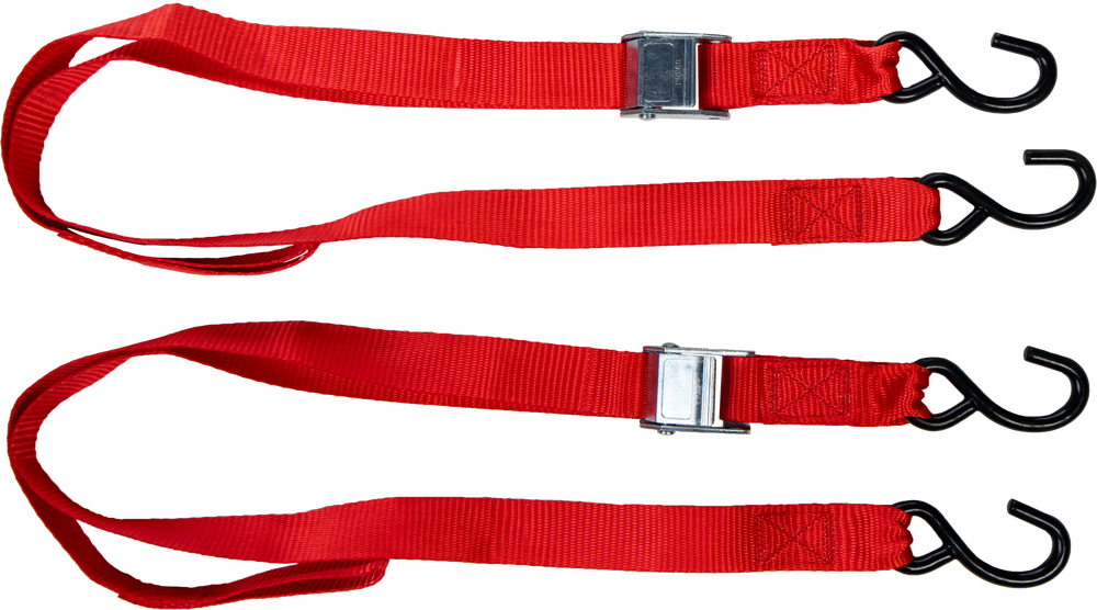 Fire Power 1.5" X 6' Tie-Down Red 2/PK