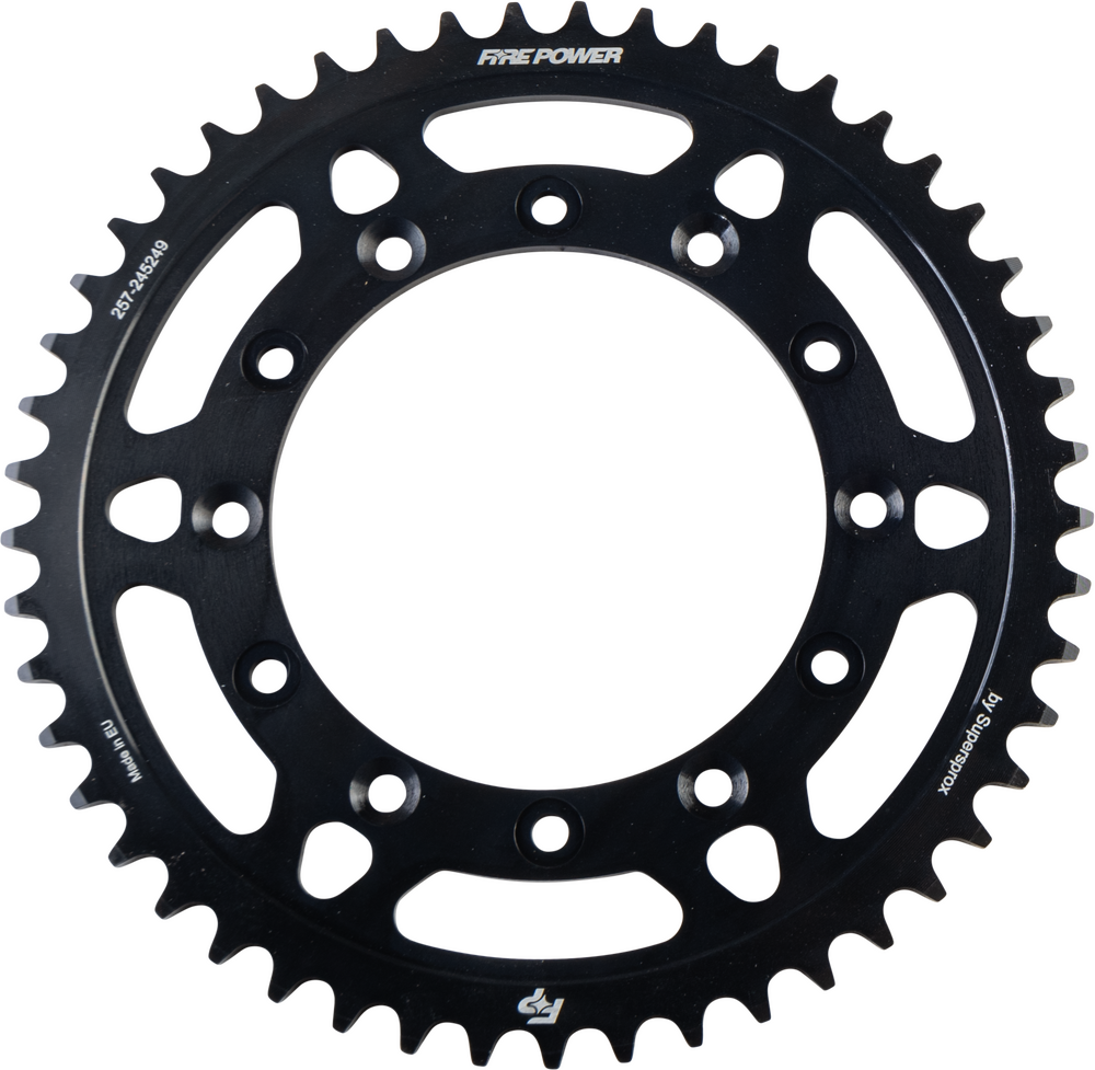FIRE POWER REAR SPROCKET STEEL 49T BLK