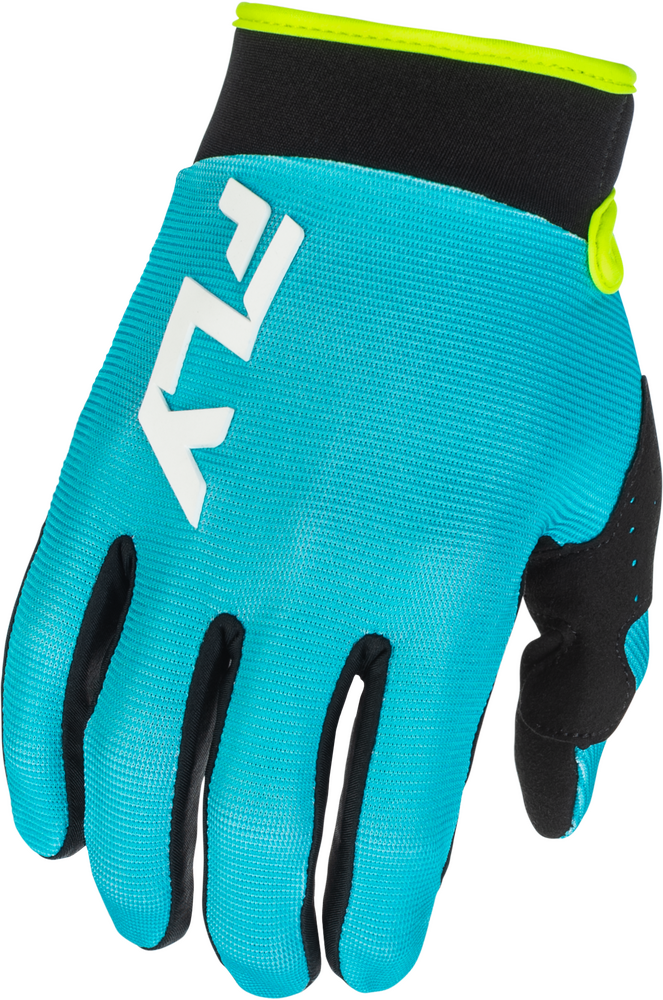 Fly Racing F-16 Gloves (2026) — Aqua/Black/White