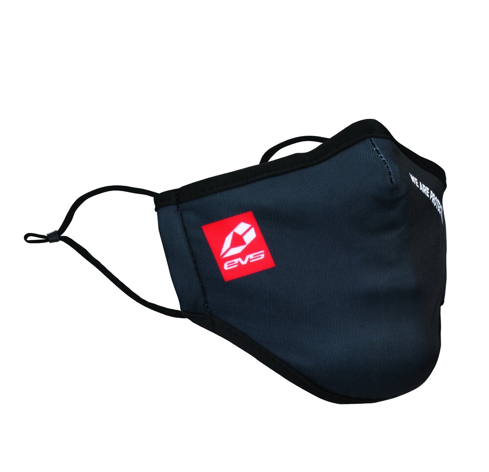 EVS FACE MASK BLACK O/S