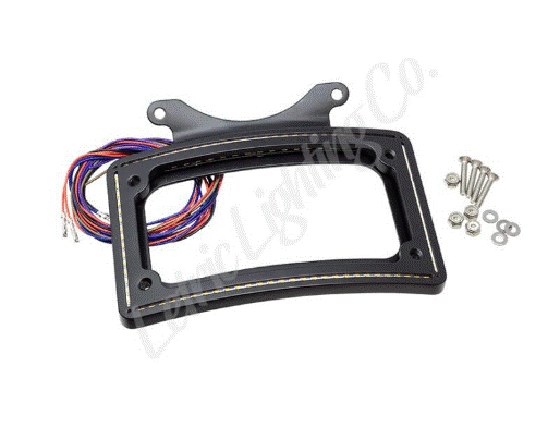 Letric Lighting Co Perfect Plate Light Curve Blk Flh/Flt `14-Up